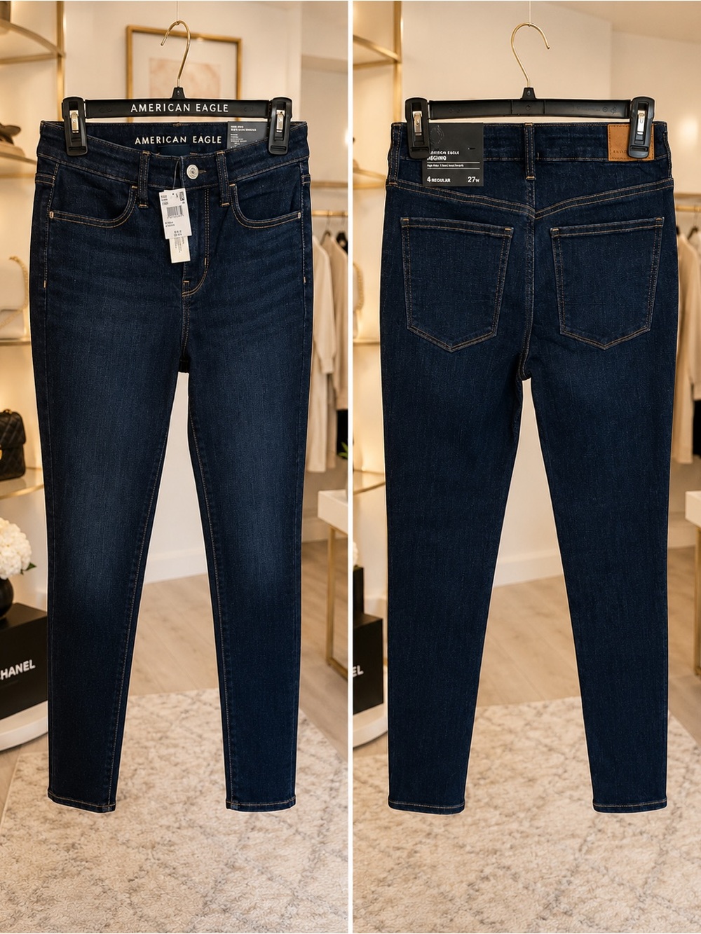 American Eagle High-Rise Next Level Stretch Jegging Jeans Women’s 4 Regular 27